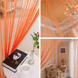 Max String Curtain Panels Fringe Curtain Fly Screens Room Divider Orange - Aladdin Shoppers