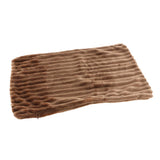 Max Striped Flannel Throw Pillow Case Cushion Cover for Sofa Brown 30x50cm - Aladdin Shoppers