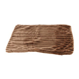 Max Striped Flannel Throw Pillow Case Cushion Cover for Sofa Brown 30x50cm - Aladdin Shoppers