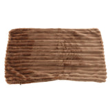 Max Striped Flannel Throw Pillow Case Cushion Cover for Sofa Brown 30x50cm - Aladdin Shoppers