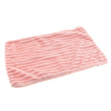 Max Striped Flannel Throw Pillow Case Cushion Cover for Sofa Pink 30x50cm - Aladdin Shoppers