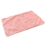 Max Striped Flannel Throw Pillow Case Cushion Cover for Sofa Pink 30x50cm - Aladdin Shoppers