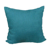 Max Suede Square Throw Pillow Case Sofa Bed Waist Cushion Cover Blue 50cm - Aladdin Shoppers