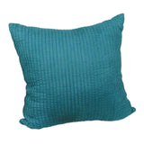 Max Suede Square Throw Pillow Case Sofa Bed Waist Cushion Cover Blue 50cm