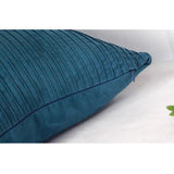 Max Suede Square Throw Pillow Case Sofa Bed Waist Cushion Cover Blue 50cm - Aladdin Shoppers