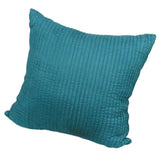 Max Suede Square Throw Pillow Case Sofa Bed Waist Cushion Cover Blue 50cm - Aladdin Shoppers