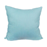 Max Suede Square Throw Pillow Case Sofa Bed Waist Cushion Cover Light Blue 50cm - Aladdin Shoppers