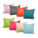 Max Suede Square Throw Pillow Case Sofa Bed Waist Cushion Cover Pink 45cm - Aladdin Shoppers