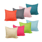 Max Suede Square Throw Pillow Case Sofa Bed Waist Cushion Cover Pink 50cm