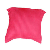 Max Suede Square Throw Pillow Case Sofa Bed Waist Cushion Cover Rose Red 60cm - Aladdin Shoppers