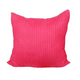 Max Suede Square Throw Pillow Case Sofa Bed Waist Cushion Cover Rose Red 60cm - Aladdin Shoppers