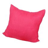 Max Suede Square Throw Pillow Case Sofa Bed Waist Cushion Cover Rose Red 60cm - Aladdin Shoppers