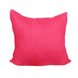 Max Suede Square Throw Pillow Case Sofa Bed Waist Cushion Cover Rose Red 60cm - Aladdin Shoppers