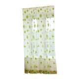 Max Sunflower Printed Voile Curtain Window Screening Tulle Curtain Green - Aladdin Shoppers
