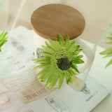 Max Sunflower Printed Voile Curtain Window Screening Tulle Curtain Green - Aladdin Shoppers