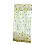 Max Sunflower Printed Voile Curtain Window Screening Tulle Curtain Green - Aladdin Shoppers