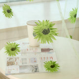 Max Sunflower Printed Voile Curtain Window Screening Tulle Curtain Green - Aladdin Shoppers