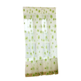 Max Sunflower Printed Voile Curtain Window Screening Tulle Curtain Green - Aladdin Shoppers