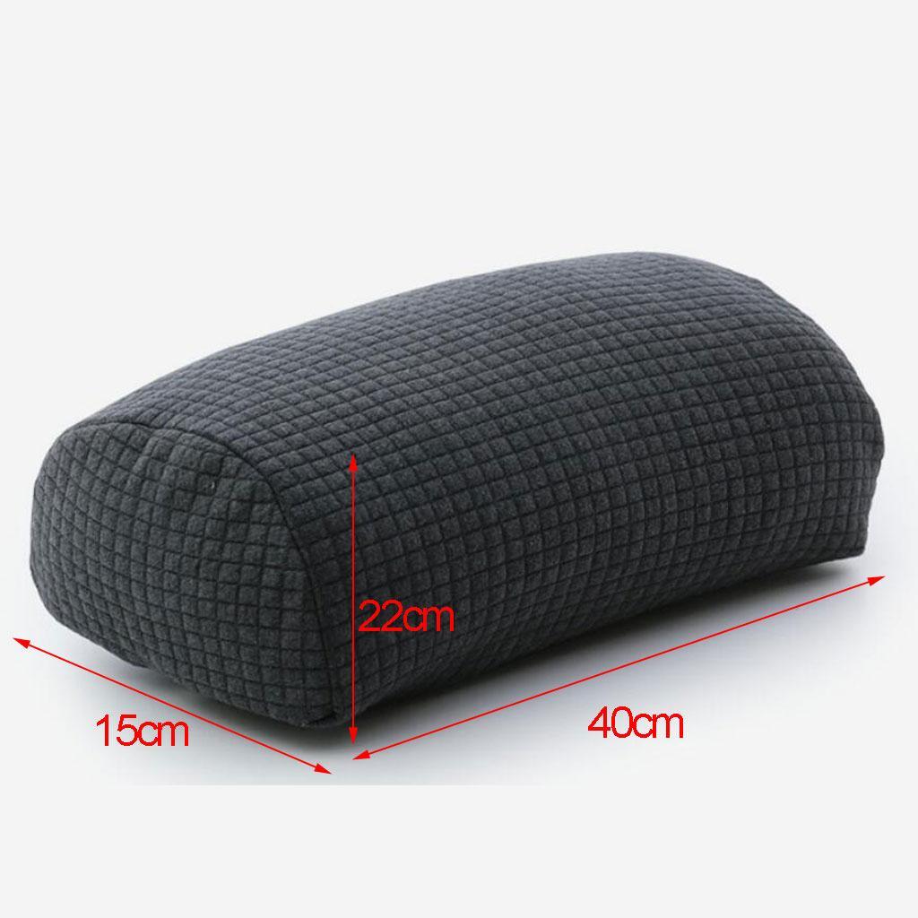 Max Super Comfort Cotton Leg Pillow Side Sleep Knee Pillow Arc Type - Grey - Aladdin Shoppers