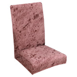 Max Super Fit Stretch Dining Chair Seat Cover Slipcover Splash ink Brick Red - Aladdin Shoppers