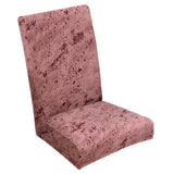 Max Super Fit Stretch Dining Chair Seat Cover Slipcover Splash ink Brick Red - Aladdin Shoppers