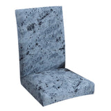 Max Super Fit Stretch Dining Chair Seat Cover Slipcover Splash ink Grey - Aladdin Shoppers