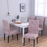 Max Super Fit Stretch Dining Chair Seat Cover Slipcover Splash ink Jade Pink - Aladdin Shoppers