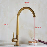 Max Swivel Kitchen Bathroom Sink Basin Faucet Tap Cold Faucet Mixer Water Tap - Aladdin Shoppers