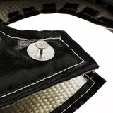 Max T3 Titanium Turbo Blanket Heat Shield Turbocharger Cover Wrap Natural black - Aladdin Shoppers