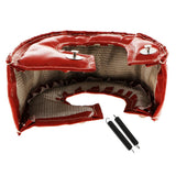 Max T3 Turbo Blanket Heat Shield Turbocharger Cover Wrap Natural red - Aladdin Shoppers