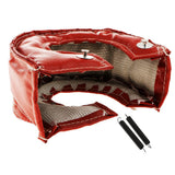 Max T3 Turbo Blanket Heat Shield Turbocharger Cover Wrap Natural red - Aladdin Shoppers