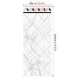 Max Textured Wall Stickers Self-adhesive PVC Wall Dado Panel Stickers Decor Pattern 1 - Aladdin Shoppers