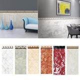 Max Textured Wall Stickers Self-adhesive PVC Wall Dado Panel Stickers Decor Pattern 1 - Aladdin Shoppers