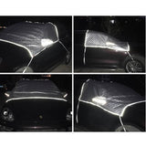 Max Thick Car Front Windshield Snowproof Waterproof Heatproof Cover White - Aladdin Shoppers