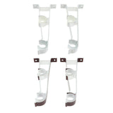 Max Thicken Curtain Rod Brackets Adjustable Curtain rod Holder 2.8cm Dia White - Aladdin Shoppers