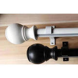 Max Thickened Roman Rod Window Curtain Pole Rod End Cap Final Head White - Aladdin Shoppers
