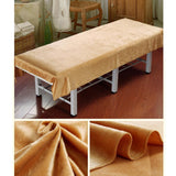 Max Thickened Short Plush Beauty Massage SPA Treatment Bed Cover Sheet Camel - Aladdin Shoppers