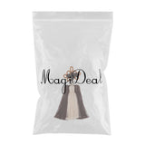 Max Traditional Chinese Knot 3 Row Tassel Pendant Bag Decor Deep Coffe + Beige - Aladdin Shoppers