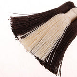 Max Traditional Chinese Knot 3 Row Tassel Pendant Bag Decor Deep Coffe + Beige - Aladdin Shoppers