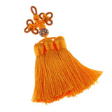 Max Traditional Chinese Knot 3 Row Tassel Pendant Bag Decor Golden - Aladdin Shoppers