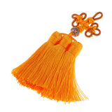 Max Traditional Chinese Knot 3 Row Tassel Pendant Bag Decor Golden - Aladdin Shoppers