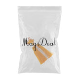 Max Traditional Chinese Knot 3 Row Tassel Pendant Bag Decor Golden + Beige - Aladdin Shoppers