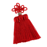 Max Traditional Chinese Knot 3 Row Tassel Pendant Bag Decor Red - Aladdin Shoppers