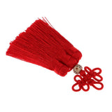 Max Traditional Chinese Knot 3 Row Tassel Pendant Bag Decor Red - Aladdin Shoppers