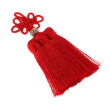 Max Traditional Chinese Knot 3 Row Tassel Pendant Bag Decor Red - Aladdin Shoppers