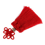 Max Traditional Chinese Knot 3 Row Tassel Pendant Bag Decor Red - Aladdin Shoppers