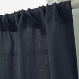 Max Triangular Window Voile Sheer Curtain Valance Tiers Dark Blue 90x160cm - Aladdin Shoppers