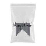Max Triangular Window Voile Sheer Curtain Valance Tiers Dark Blue 90x90cm - Aladdin Shoppers
