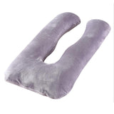 Max U Shaped Maternity Pregnancy Support Pillow Body Bolster Pillow Gray - Aladdin Shoppers