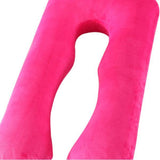 Max U Shaped Maternity Pregnancy Support Pillow Body Bolster Pillow Hot Pink - Aladdin Shoppers